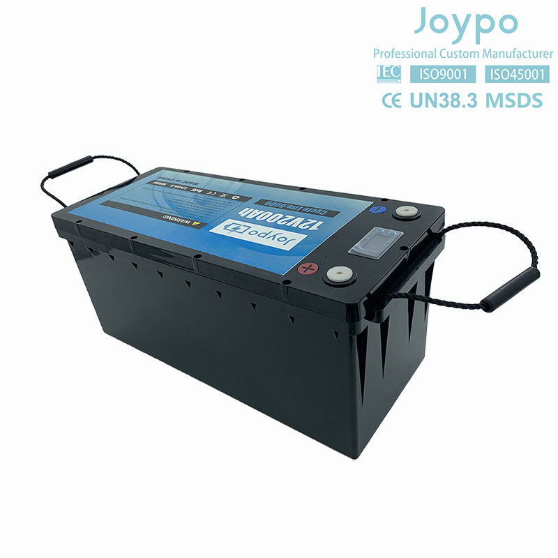 RV Camper Długa żywotność LFP Lifepo4 Bateria 12V 24V 100Ah 200Ah Z Smart BMS