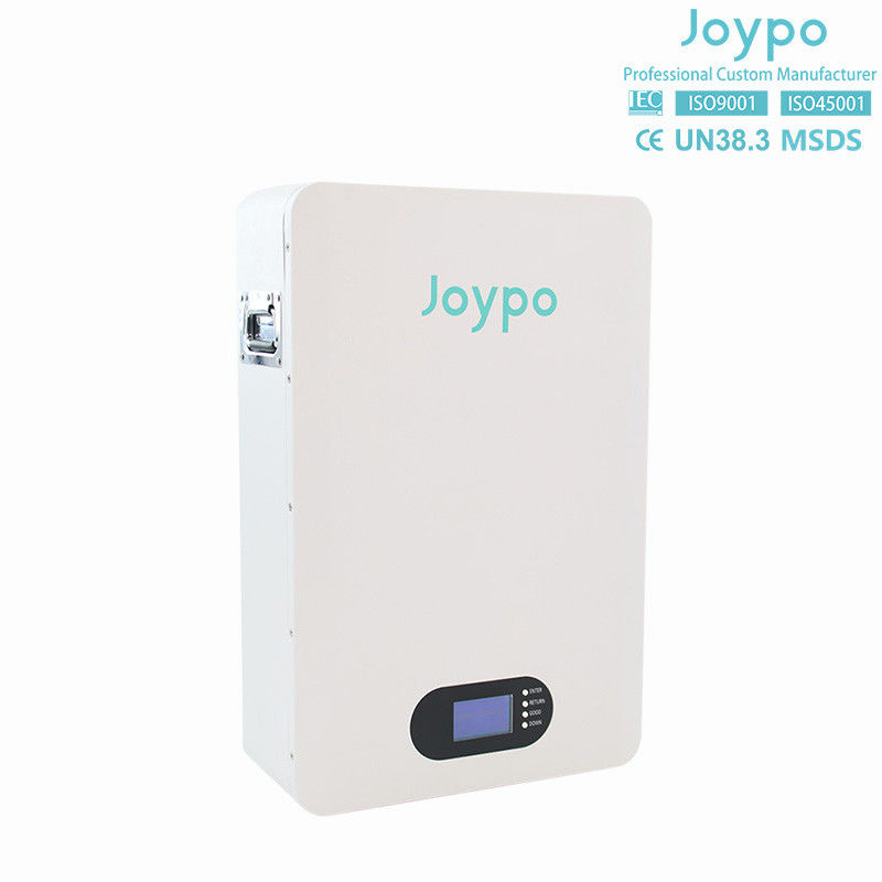 Dom Bateria ścienna 51.2V 5KWH LiFePO4 Bateria z inteligentnym BMS i wyświetlaczem