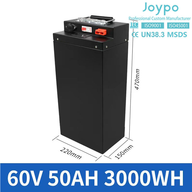60V elektryczny skuter bateria litowa 20AH 30AH 40AH 50AH dla pojazdu 2 / 3 kół