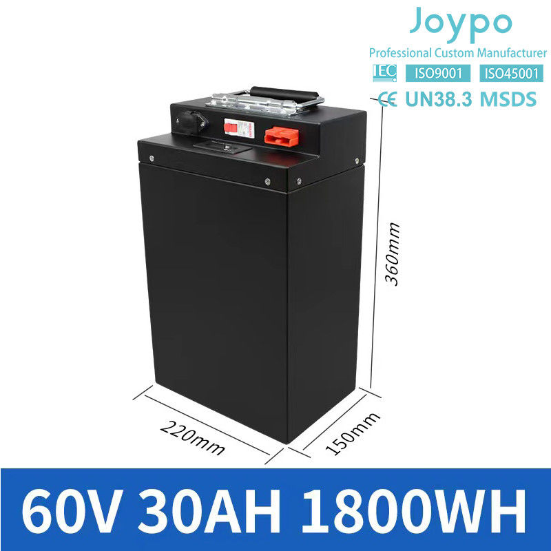 60V elektryczny skuter bateria litowa 20AH 30AH 40AH 50AH dla pojazdu 2 / 3 kół