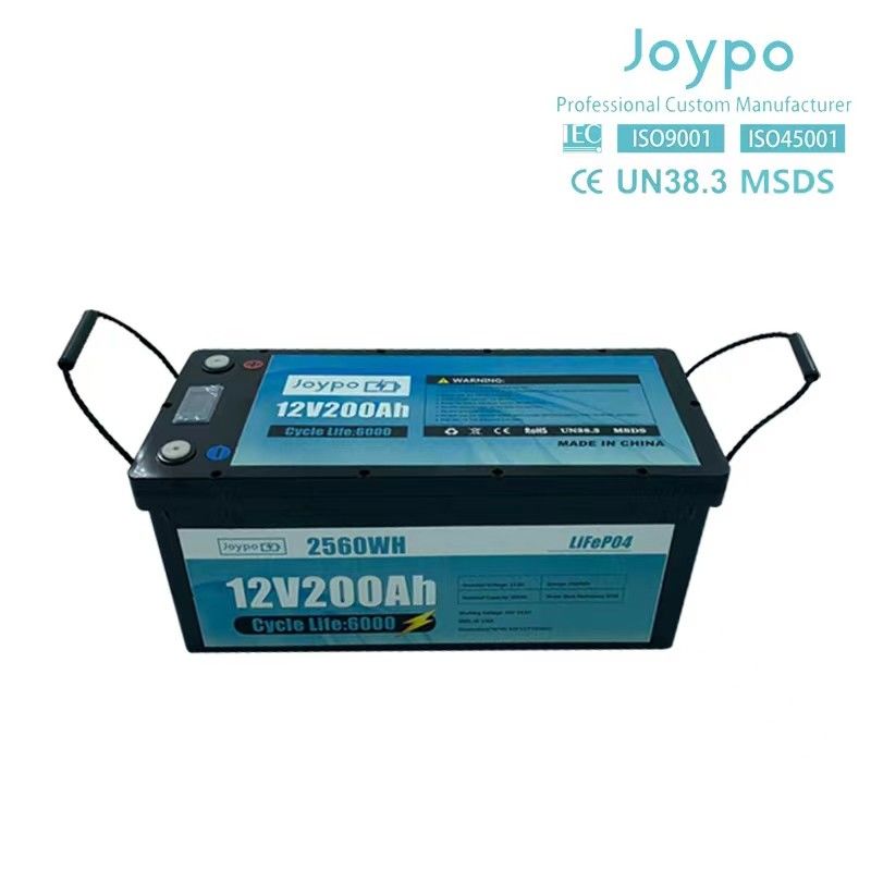 Duża pojemność akumulator litowy RV 12V 200Ah Deep Cycle Battery Pack For Camper Trailer