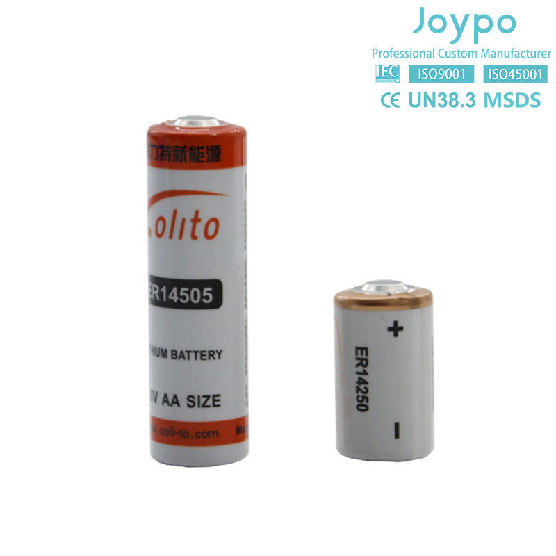 Jednorazowa bateria litowa ER14250 3.6V 1.2Ah Litowa komórka dla licznika prądu