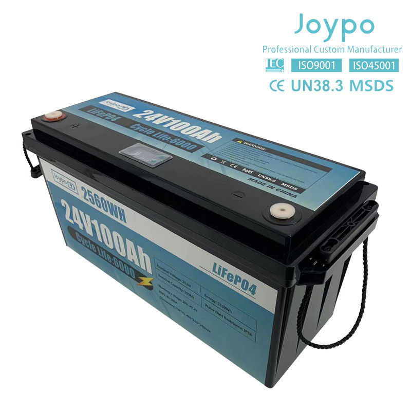 100Ah 200Ah Litium Ion LiFePO4 Bateria 24 Volt Bateria głębokiego cyklu