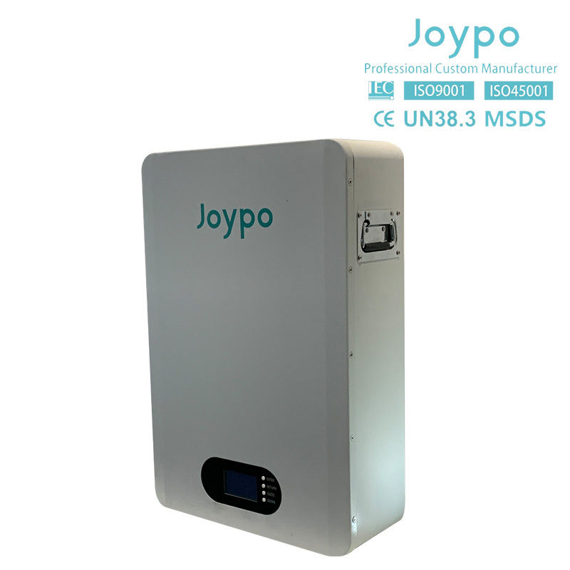 Home 16S1P Bateria ścienna LiFePO4 Li-ion Bateria słoneczna do systemu magazynowania energii