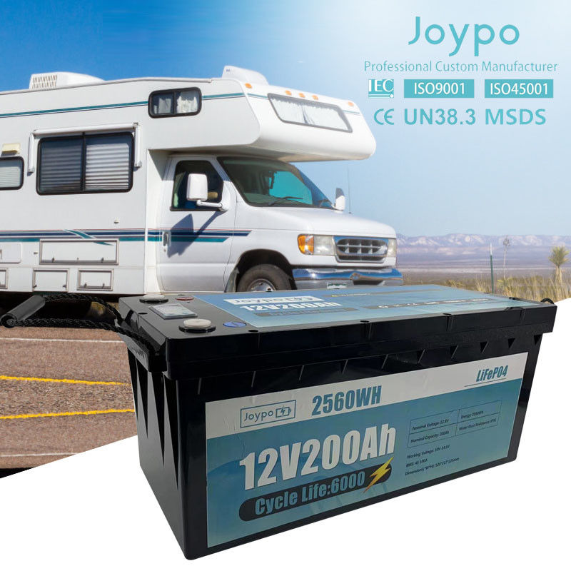 Głęboki cykl LiFePO4 Bateria 12V 24V 200Ah Dla RV Solar Camping Cabin Marine