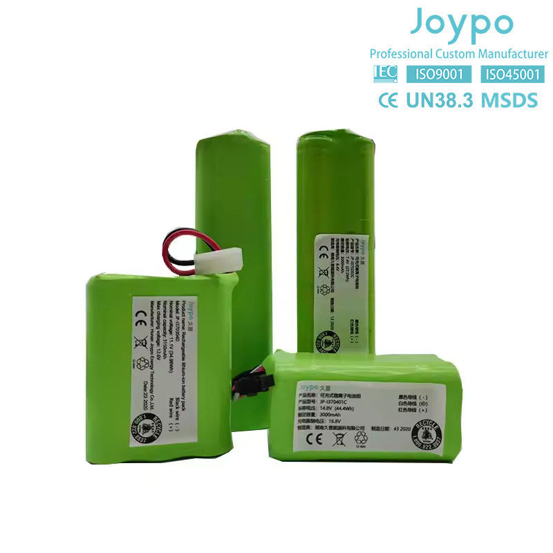 18650 ODM OEM Litium Battery Pack 3.7V 7.4V 11.1V 14.8V 18V 22.2V