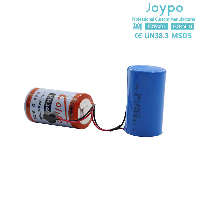 ER34615M Litium Thionyl Chloride Battery 3.6V 14500MAh Nieodładowalny typ spiralny