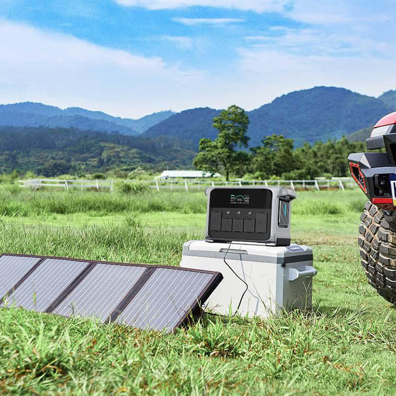 LiFePO4 Bateria Przenośna Elektrownia 1200W System energii słonecznej dla domu