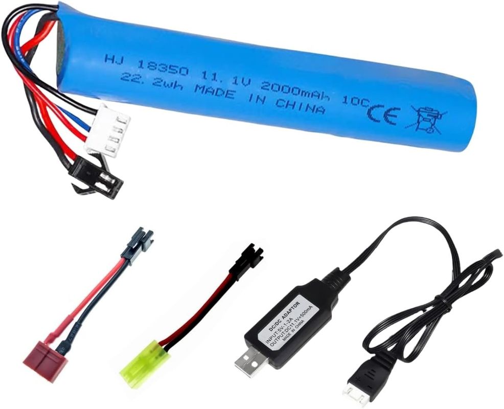 3S 11.1V 2000mAh Li-Ion Bateria do elektrycznego żelu wodnego Balla Blaster Zabawki pistolet