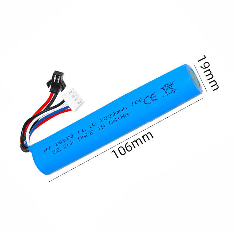 Bateria do broni 11.1V 2000mah 10C Li-Ion dla zabawek automatycznych Airsoft Electric Soft Gel Water Bead Blaster Splatter Ball Gun