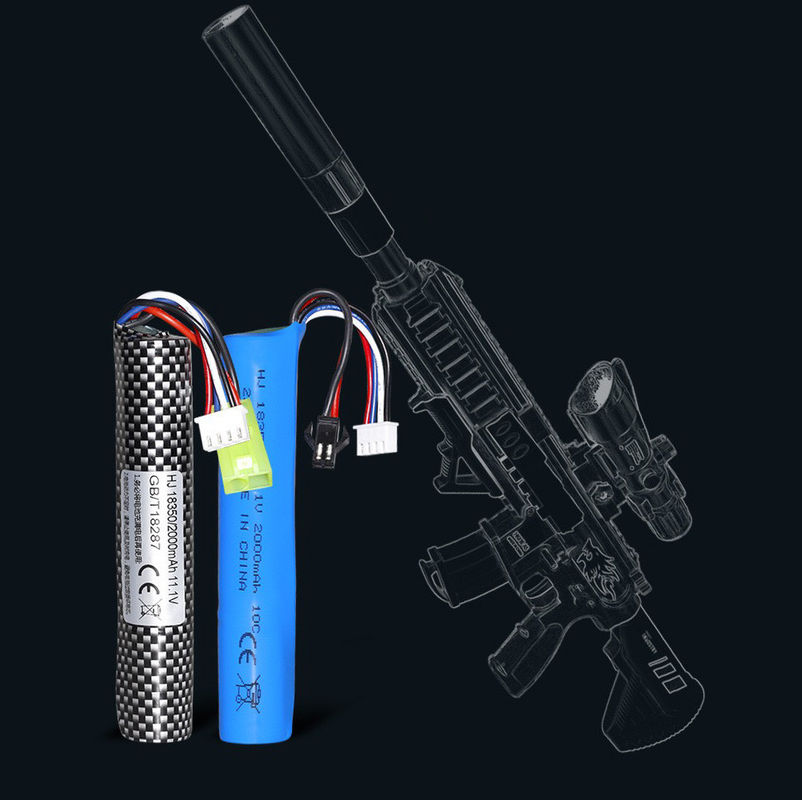 Bateria do broni 11.1V 2000mah 10C Li-Ion dla zabawek automatycznych Airsoft Electric Soft Gel Water Bead Blaster Splatter Ball Gun