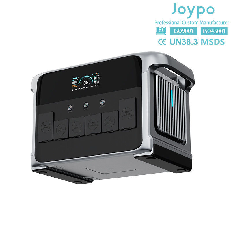 2400W przenośny generator słoneczny Home Backup UPS Z szybkim ładowaniem USB I światłem LED