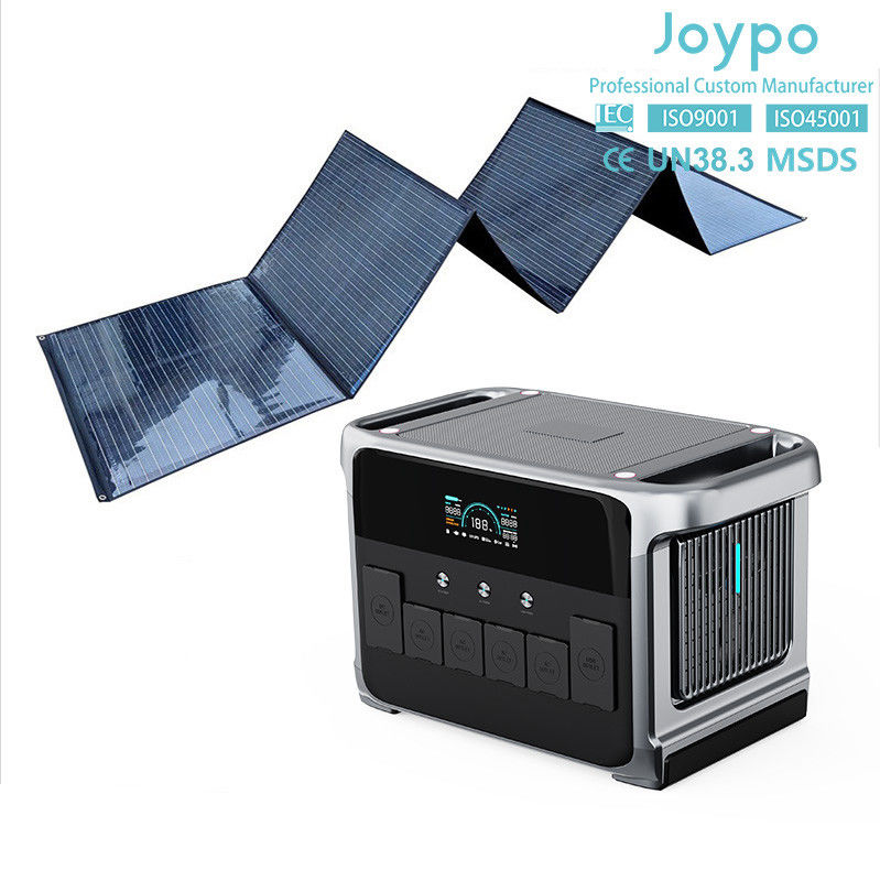 4.8kW 2.4kW Przenośna elektrownia słoneczna Generator Lifepo4 Do awaryjnego obozowania