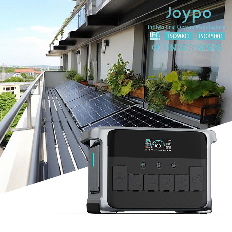 LiFePO4 Bateria 2400W UPS System zasilania zapasowego 2kva 110V 220V Generator słoneczny do spokojnego mieszkania